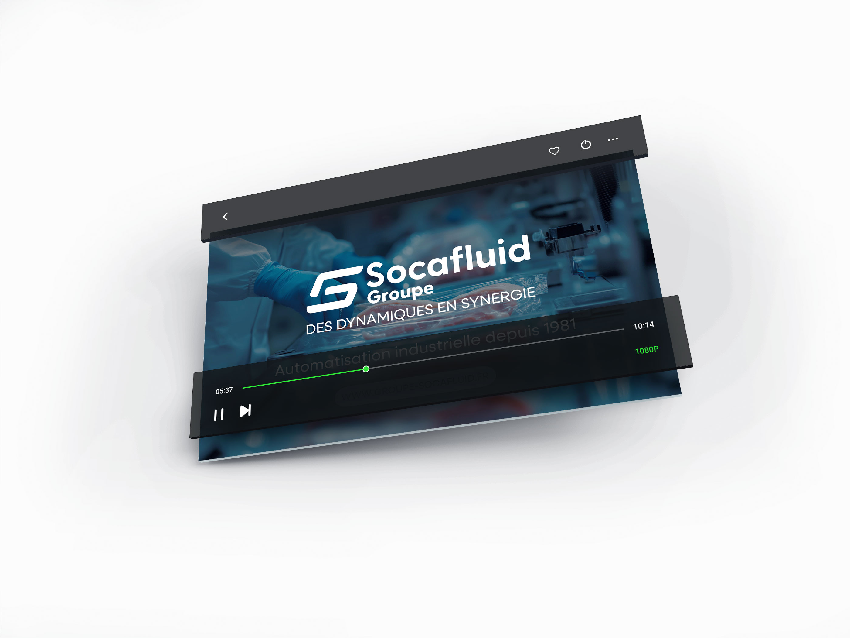 Vidéos applications Groupe Socafluid