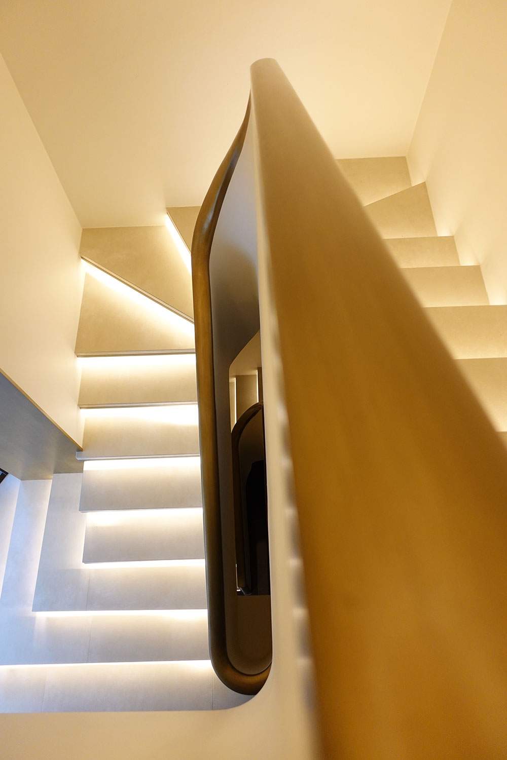 Villa, détail d'escalier