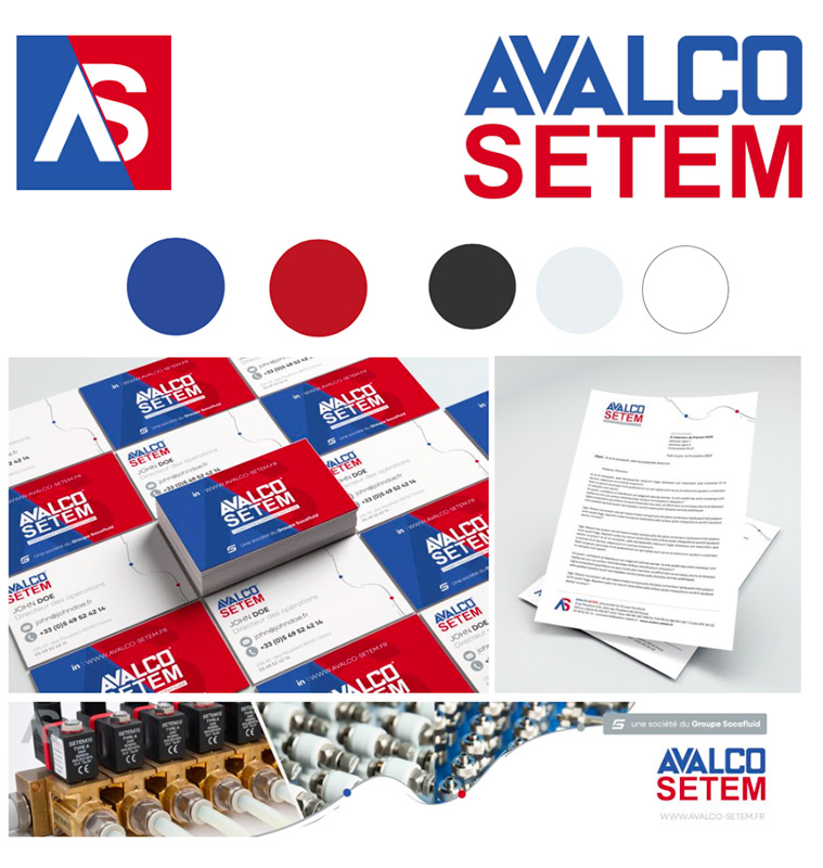 Identité visuelle Avalco Setem