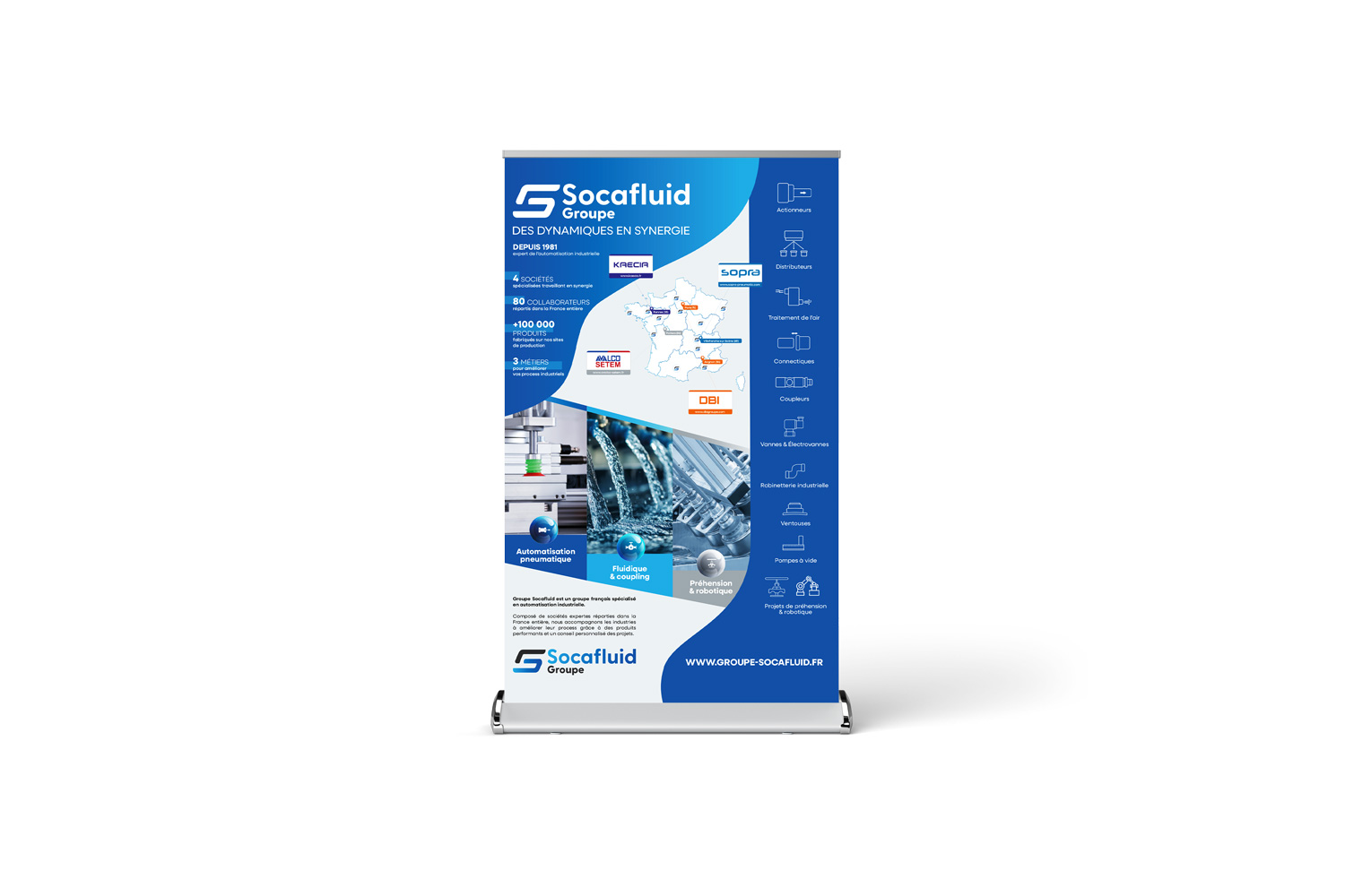 Roll-up Groupe Socafluid