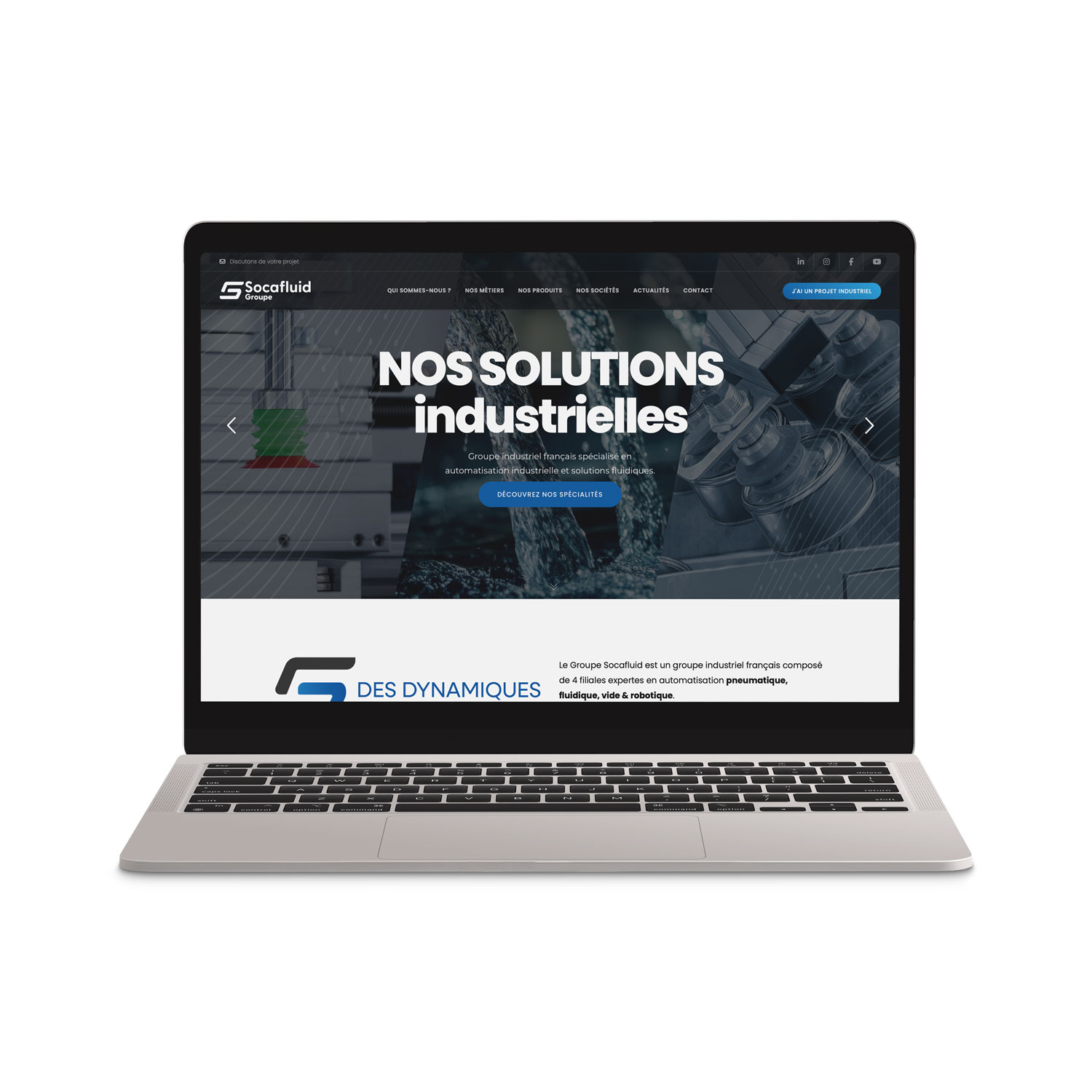 Site web du Groupe Socafluid