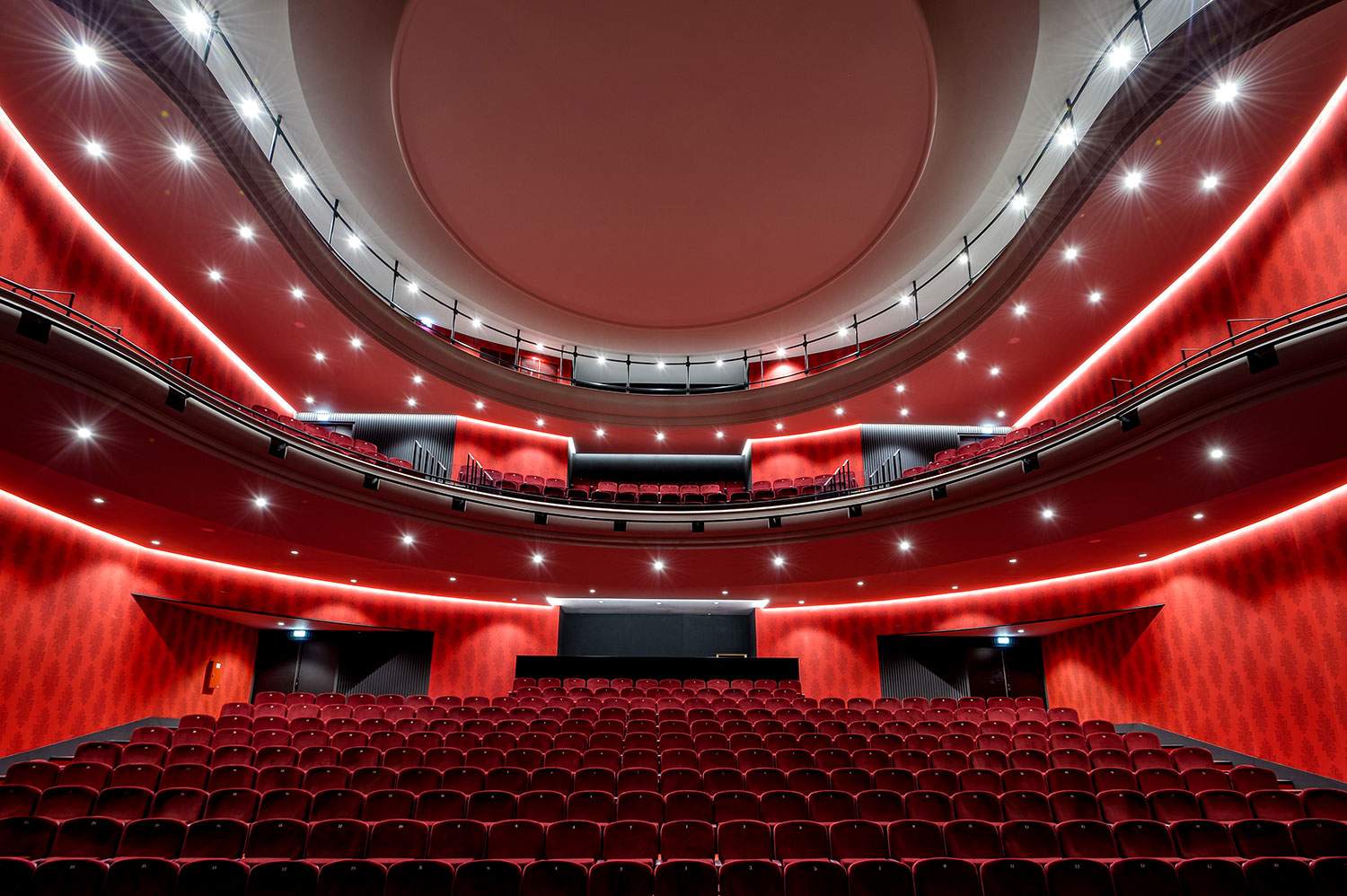 Salle de spectacle, vue d'ensemble